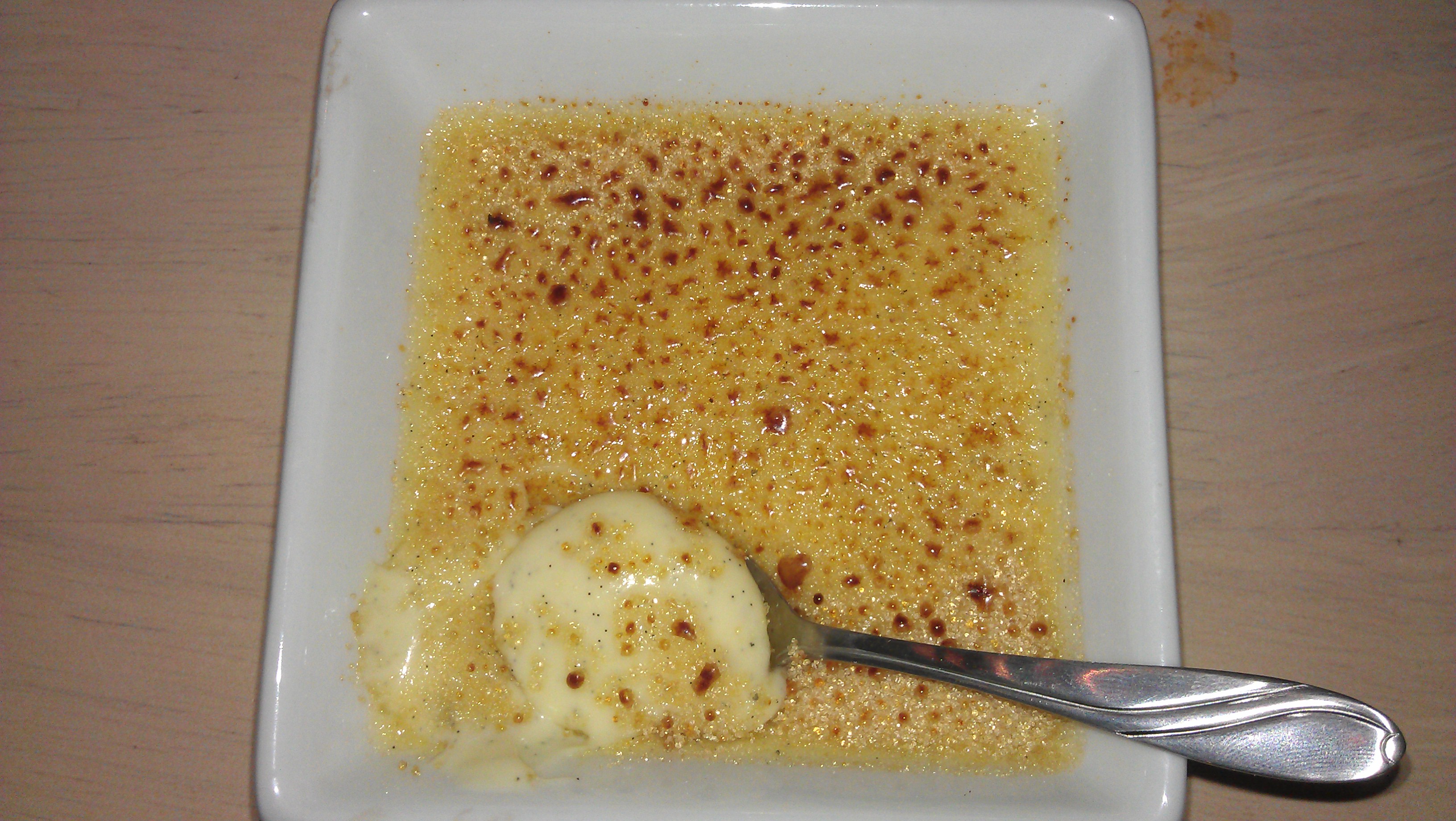 Créme brûlée Sous-vide