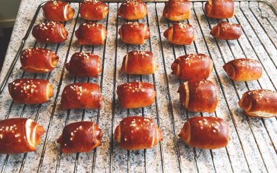 Pigs In A Pretzel Blanket